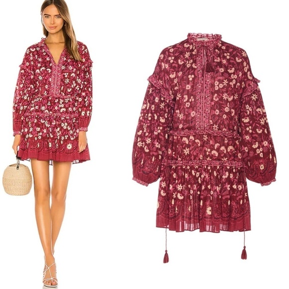 Tuckernuck Dresses & Skirts - Tuckernuck Red and Pink Floral Mini Dress